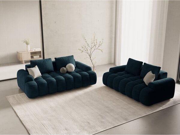 Morska aksamitna sofa 175 cm Linz – Cosmopolitan Design