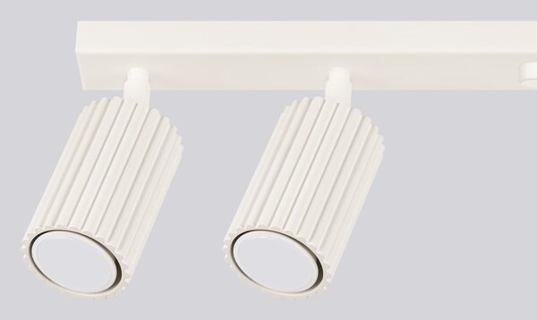 Kremowa lampa punktowa 6,5x117 cm Gleam – Sollux