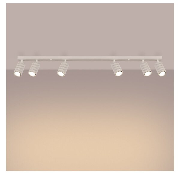 Kremowa lampa punktowa 6,5x117 cm Gleam – Sollux