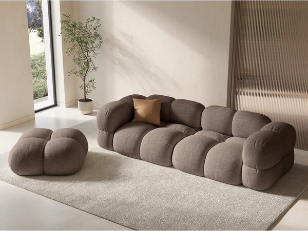 Brązowa sofa 250 cm Loretto – Cosmopolitan Design
