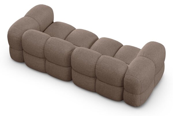 Brązowa sofa 250 cm Loretto – Cosmopolitan Design