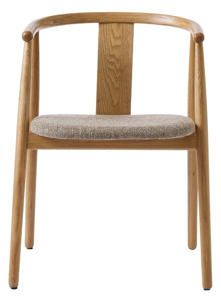 Beżowo-naturalne krzesło Relate – Unique Furniture