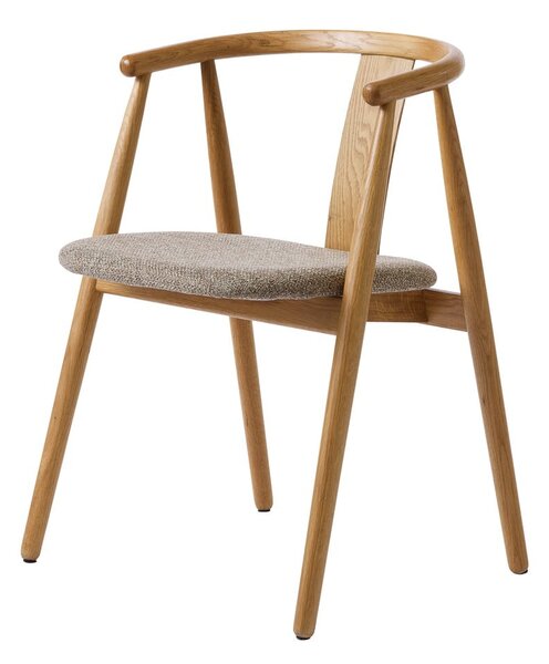 Beżowo-naturalne krzesło Relate – Unique Furniture