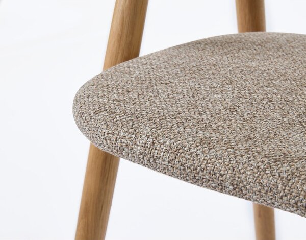 Beżowo-naturalne krzesło Relate – Unique Furniture