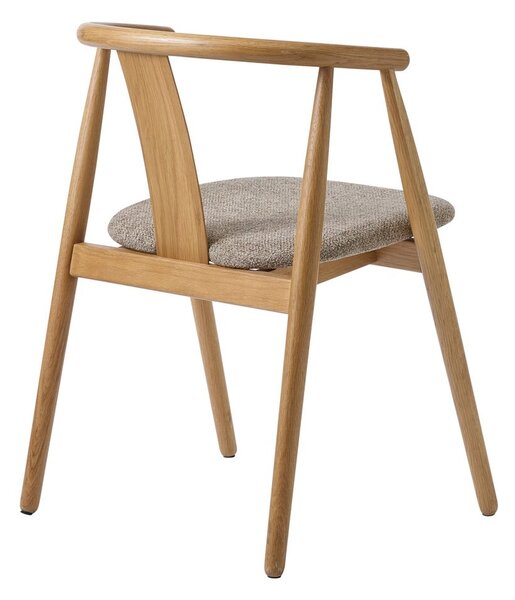 Beżowo-naturalne krzesło Relate – Unique Furniture