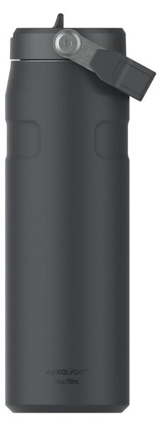 Czarny termos ze stali nierdzewnej 700 ml IceFlow™ Flip Straw 2.0 Tumbler Black – Stanley