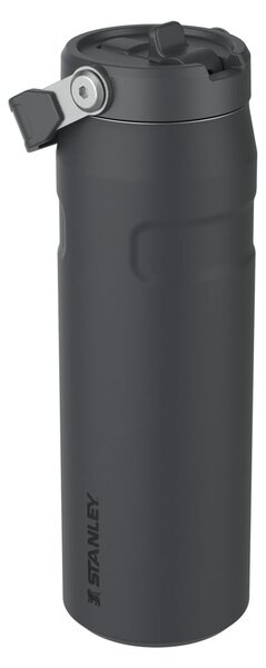 Czarny termos ze stali nierdzewnej 700 ml IceFlow™ Flip Straw 2.0 Tumbler Black – Stanley