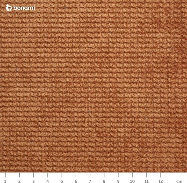 Brązowa sztruksowa rozkładana/ze schowkiem sofa 215 cm Bjork – Bonami Selection