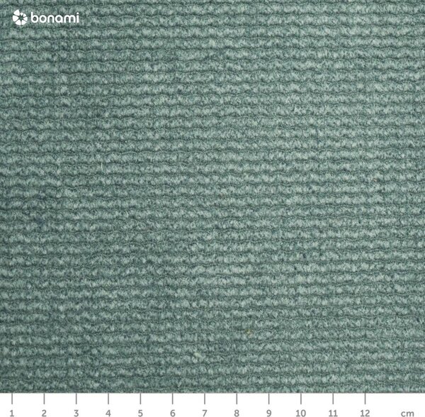 Turkusowa sztruksowa rozkładana/ze schowkiem sofa 215 cm Bjork – Bonami Selection