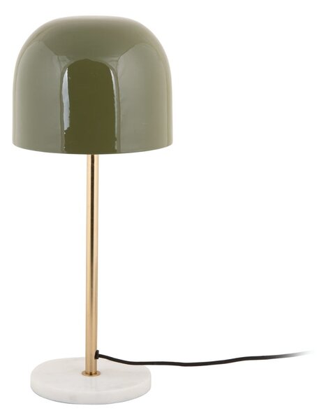 Lampa stołowa w kolorze khaki z metalowym kloszem (wysokość 50 cm) Manta – Leitmotiv