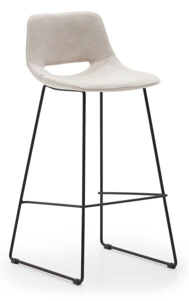Beżowy hoker (wysokość siedziska 76 cm) Zahara – Kave Home