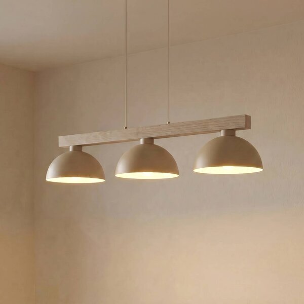 Lampa wisząca Oslo TK Lighting, możliwość ściemniania, kremowy / amber, salon / jadalnia, metal, nowoczesny