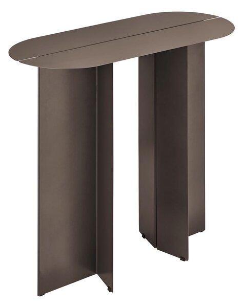 Brązowa stalowa konsola 35x80 cm Oru – Blomus