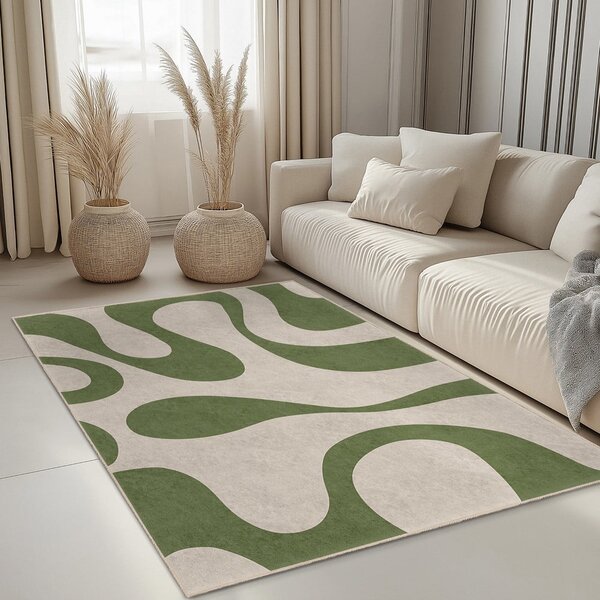 Zielony chodnik odpowiedni do prania 80x200 cm Matcha Latte – Mila Home