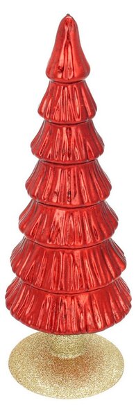 Dekoracja Red Christmas Tree 28cm