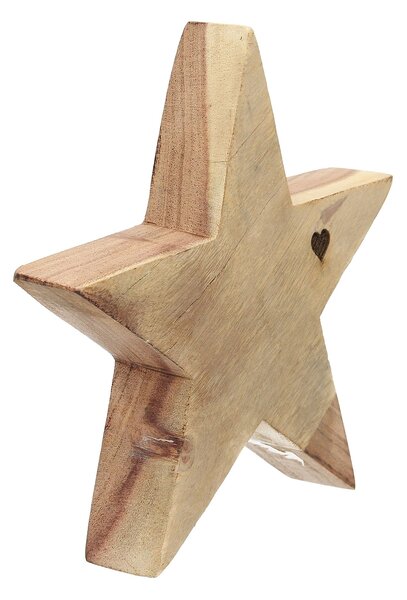Dekoracja Wooden Star II 20x4x20 cm