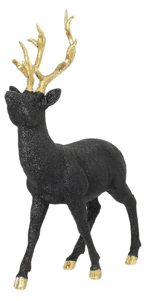 Figurka Deer 32x12x40 cm black