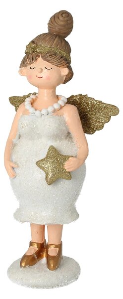 Figurka Angel Star 30 cm gold