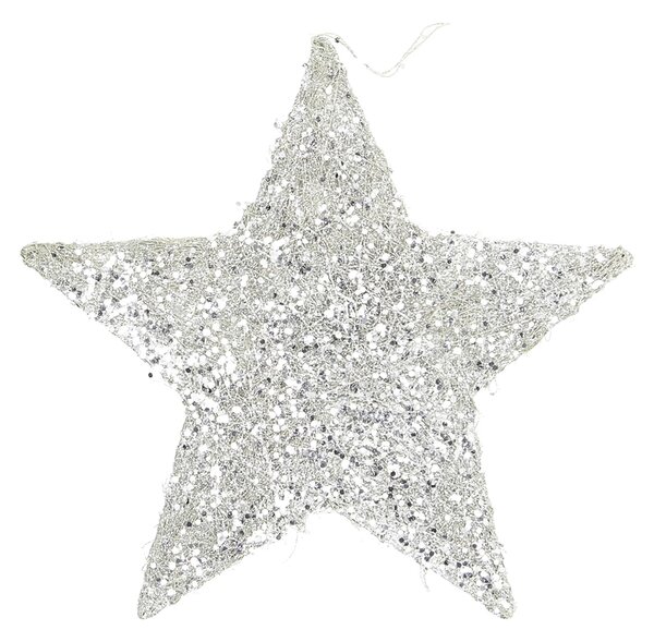 Ozdoba świąteczna Star Silver 25 cm