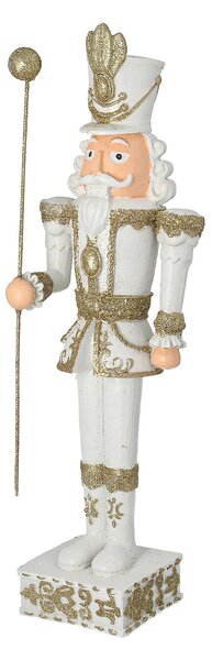 Figurka Dziadek do orzechów 55 cm white