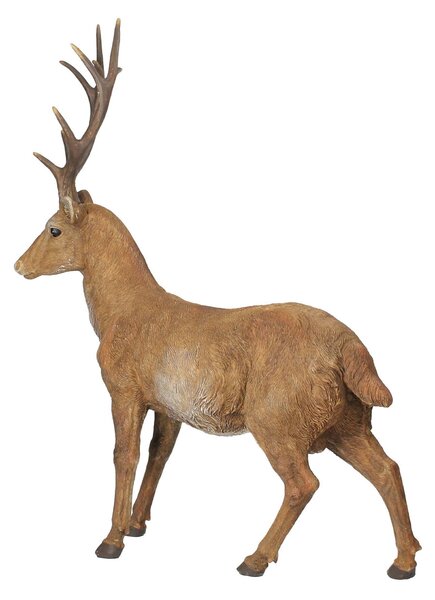 Figurka Deer 56x20x69 cm brown
