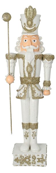 Figurka Dziadek do orzechów 55 cm white