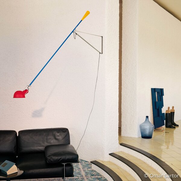 Lampa Ścienna FLOS, 265, ściemnialny, wielokolorowy, salon, metal, design