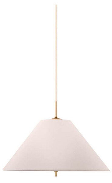 Lampa Wisząca Globen Lighting, IRIS, ściemnialny, beżowy, salon, tkanina | tekstylia, vintage