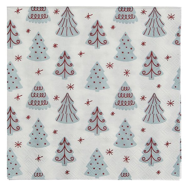 Serwetki świąteczne Winter Trees I 16x16 cm