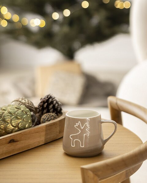 Kubek świąteczny Reindeer 10x13x9 cm