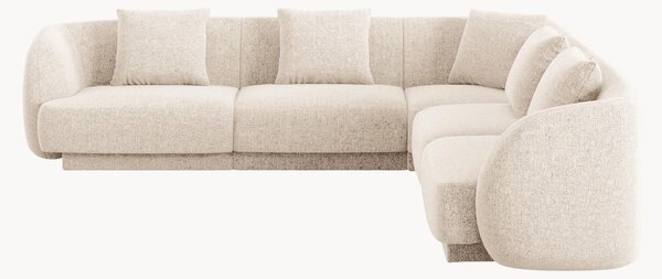 Narożna sofa szenilowa Tulum (5-osobowa)