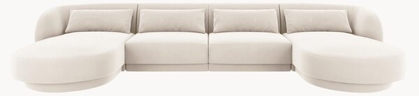 Sofa panoramiczna z aksamitu Tulum (5-osobowa)