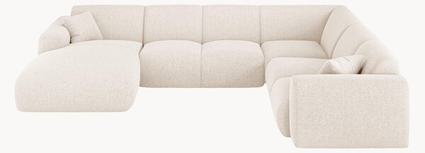 Sofa narożna Chenille Nolio (6-osobowa)