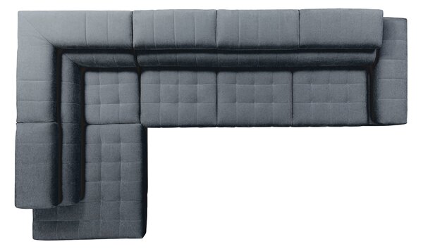Narożnik Tyrion Maxi z funkcją spania lewostronny - szary szenil Ditra New 15