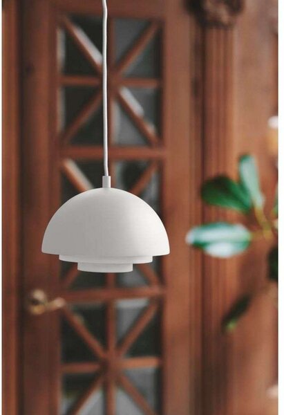 Lampa Wisząca Warm Nordic, Milieu Colour Mini, ściemnialny, biały, salon, metal, skandynawski