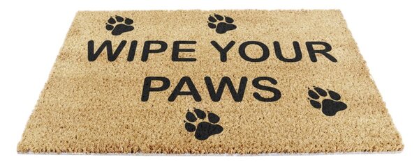 Wycieraczka z włókna kokosowego 40x60 cm Wipe Your Paws – Artsy Doormats