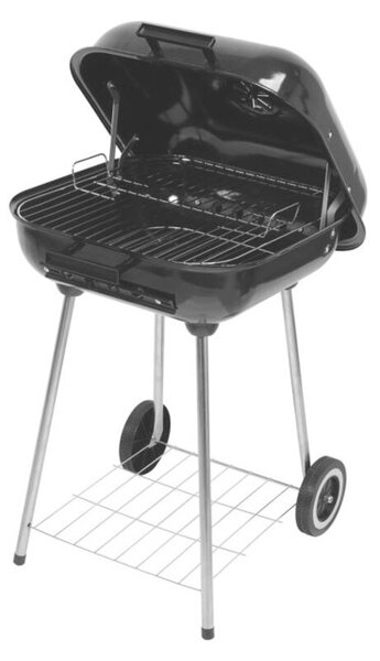Grill ogrodowy węglowy LUND 99904 Zamykany, na kółkach