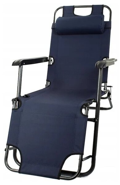 Leżak BLACK FOREST L-0279G Granatowy