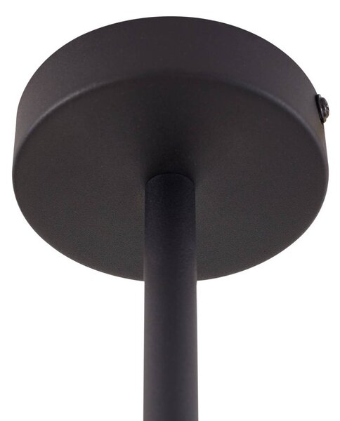 Lampa sufitowa Marilou Lindby, możliwość ściemniania, czarny, salon / jadalnia, metal, nowoczesny
