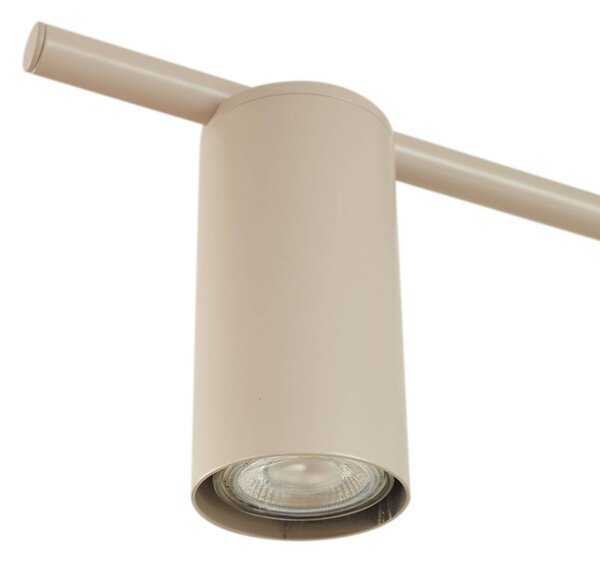 Lampa sufitowa Marilou Lindby, możliwość ściemniania, kremowy / amber, salon / jadalnia, metal, nowoczesny