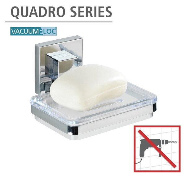 Mydelniczka z przyssawką Wenko Vacuum-Loc, 12x12 cm