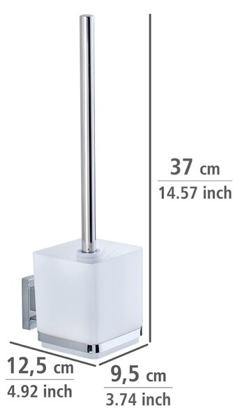Uchwyt na szczotkę toaletową z przyssawką Wenko Vacuum-Loc, do 33 kg