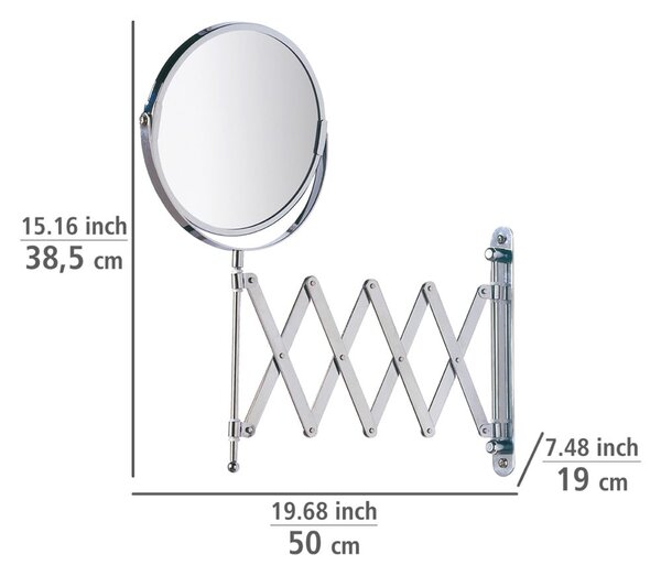 Lustro powiększające (3x) kosmetyczne ø 17 cm Exclusive – Wenko