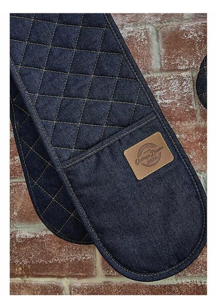 Podwójna łapka kuchenna Cooksmart ® Oxford Denim