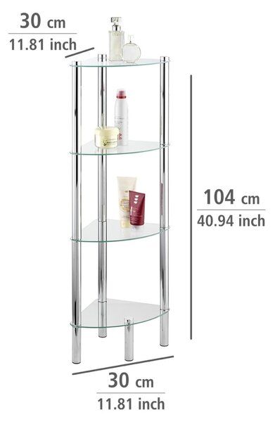Szafka narożna z 3 półkamiWenko Corner