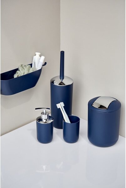 Granatowa szczotka do WC Wenko Brasil