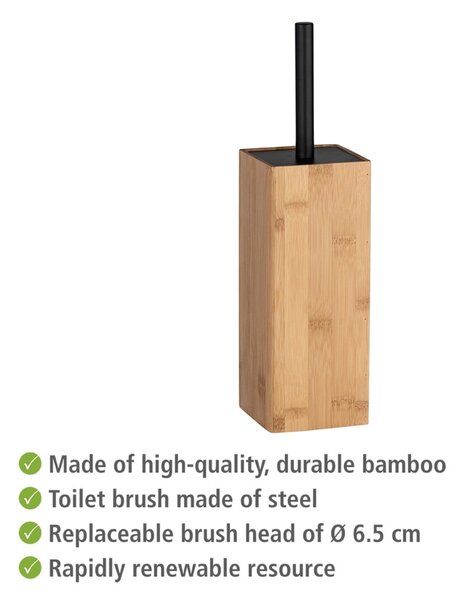 Bambusowa szczotka do WC Wenko Padua