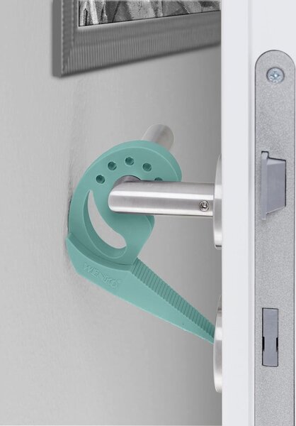 Zielony stoper do drzwi i okien Wenko Multi-STOP®