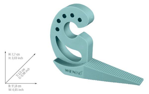 Zielony stoper do drzwi i okien Wenko Multi-STOP®
