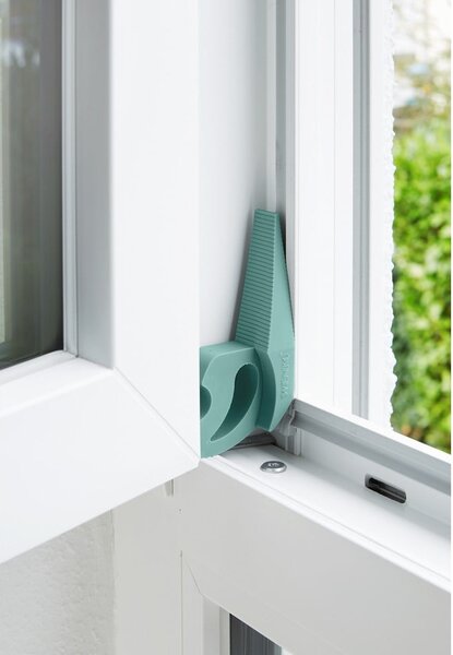 Zielony stoper do drzwi i okien Wenko Multi-STOP®